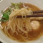 志奈そば 田なか - 鯵ニボ味玉そば（醤油）（850円）