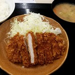 かつや - 朝ロースカツ定食：486円