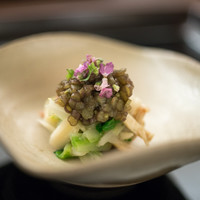 日本料理 晴山 - 2018.3 北寄貝と山菜の山葵和え