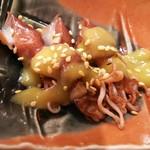 築地寿司清 - ほたるいかの味噌和え 