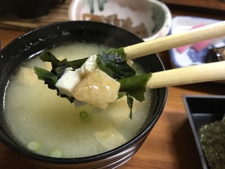 Ryokan Yu No Sako - 味噌汁の具材
