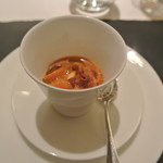 リストランテ カノフィーロ - パースニップのムース　ウニのソース