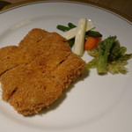 洋食 つばき - 黒豚ひれかつ(1,800円)