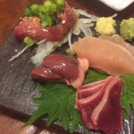 yakitori gocchi - 鶏刺し盛り合わせ