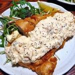 よし半 - チキン南蛮（自家製タルタルソース）