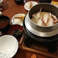 かに道楽 新宿本店 - かに釜飯です
