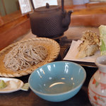 田中屋 - 料理写真:舞茸天田舎蕎麦