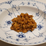 CHIUnE - 龍の瞳（米）たこ飯、エビソース和え