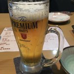 にわか亭 - 生ビール