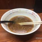 ラーメン二郎 - 食べ終えた丼