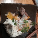 立呑みもんぞう - アジ南蛮タルタルソース