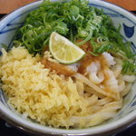 丸亀製麺 - おろしぶっかけに薬味トッピング