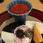 箱根小涌谷温泉 水の音 - 夕食、デザート