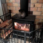 肥後大衆酒場ナナイロ - めっちゃ格好いい暖炉