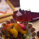 ブラジル屋 - 寒天の一粒ひと粒が立っており、つるんとして美味しい