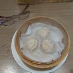 上海湯包小館 - 油淋鶏セット(小龍湯包)