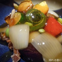 和食や ちそう - 鶏と豆腐の唐揚げ～十二品目の野菜餡掛け～