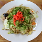 東部食堂 - 焼きそば、真上からの撮影