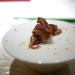 エクアトゥール - 蛍烏賊とフォアグラ　カラスミ