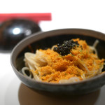 エクアトゥール - 唐墨とキャビアのカッペリーニ