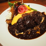 新洋食 KAZU - ＫＡＺＵ風エスカロップライス（海老フライトッピング）