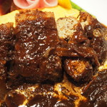 新洋食 KAZU - メンチカツの断面