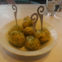 La Brianza - 青のりのフリット。もっちもちで美味しかったな温かいよ！