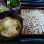 二葉そば - 玉子丼ともりそばのセット