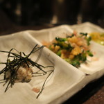 床島 - お通し3種