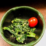 おかめ - 付きだしのおひたし