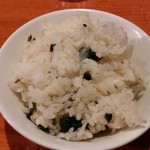 麺屋 六感堂 - チャコ飯わかめご飯