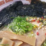 麺屋 六感堂 - 鯛煮干しおグリーン麺＋のり（赤レンガ限定）