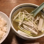 一隆 - 麦ご飯とテールスープ