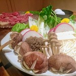 石焼＆ワイン イワタ - すき焼きセット