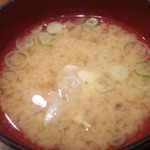 梅月 - お寿司に付いて来たあら汁