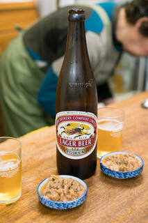 鳥房 - 2018.3 ビール（580円）キリンラガー大瓶