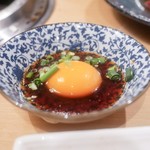 炭焼 金竜山 - ユッケ用のタレ