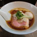 神保町 黒須 - 醤油蕎麦煮玉子850円