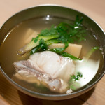 うを徳 - 2018.3 佐島トラフグ合馬タケノコ信州ノカンゾウのお椀