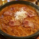 Pizza plz - Rose pasta(매콤하로제) 13000ウォン