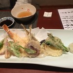 浜ふく - 天麩羅盛り合わせ