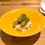 一碗水 - たらの芽と豆腐