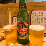 一碗水 - まずは青島ビール