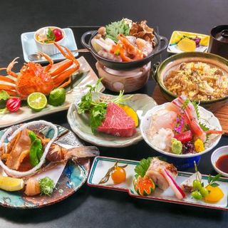特選会席 記念日 誕生日などにお使い頂ける特別贅沢なコースです 和食と鉄板料理 美くに まつもと町屋 割烹 小料理 食べログ