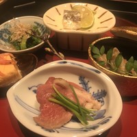 北浜 鳥匠 Ren - 前菜5種