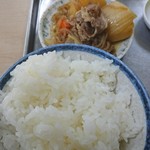 大衆食堂ちとせ - ご飯と肉じゃが(１品)