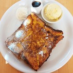 カフェモ・ルタオ - フレンチトースト・プレーン　単品　1,296円　2018/03