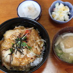 かのや - 「かのや」　えびたこ丼　800円