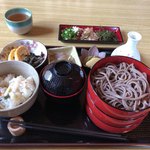 白椿ハウス - 割子蕎麦定食