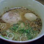 ちゃぶ屋 とんこつらぁ麺 CHABUTON - とんこつらぁ麺（味玉入り）680+100円